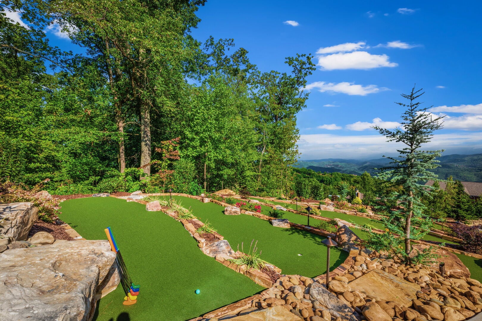 The Grande Majestic 9-hole putt-putt course and putting green