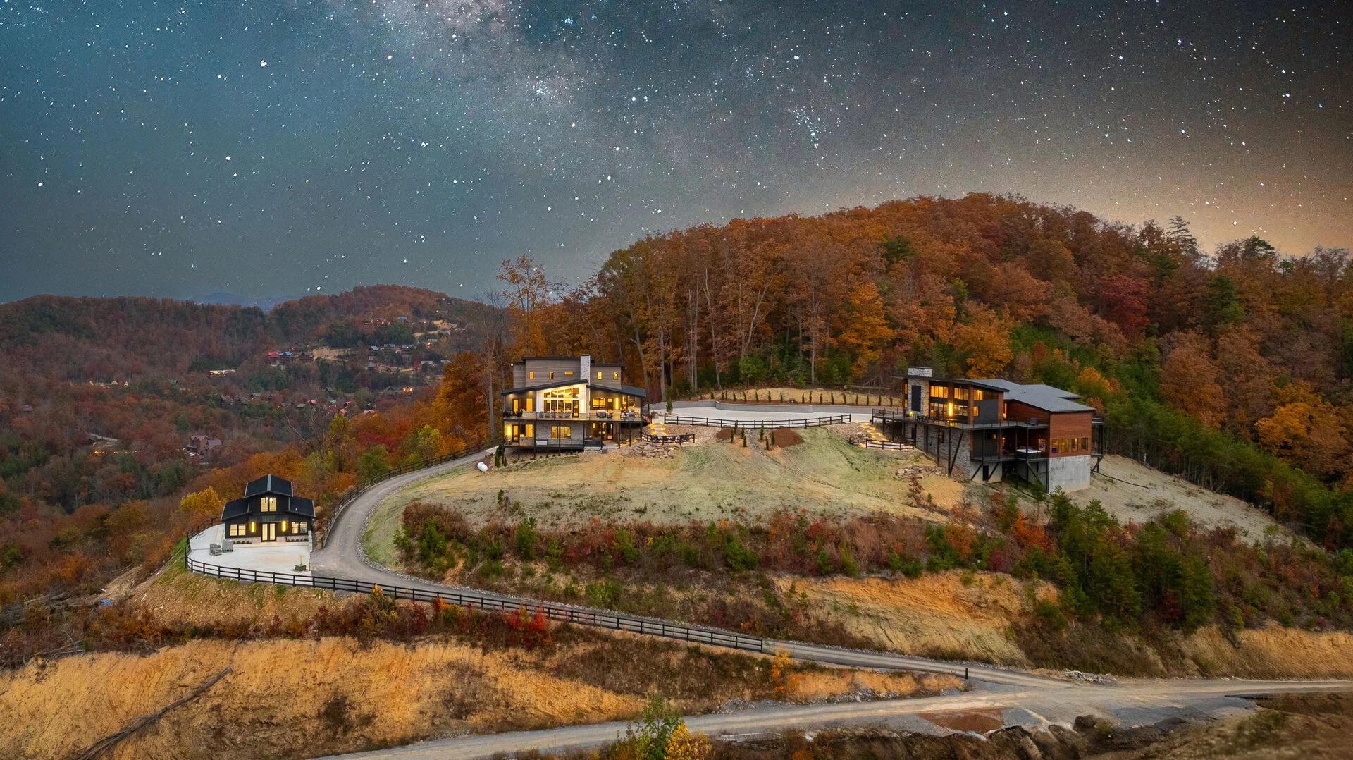 Thunder Mountain Estates — luxury cabin community at the top of Thunder Mountain in Pigeon Forge